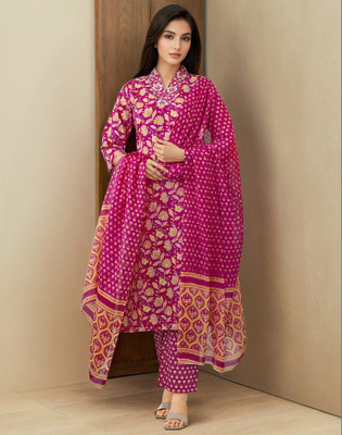 Skylee Women Kurta Pant Dupatta Set