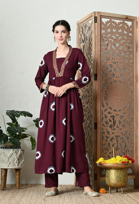 jayleen Women Kurta Palazzo Set