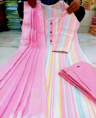 Blosom Women Kurti Pant Dupatta Set