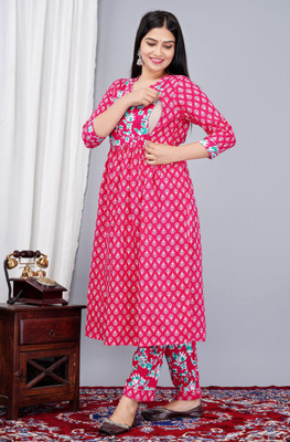 77Taj7 Women Kurta Pant Set