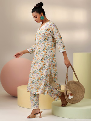 LIBAS Women Ethnic Top Pant Set