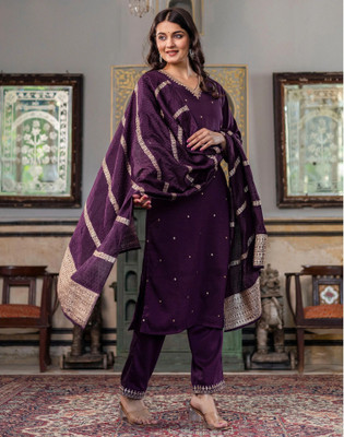 Skylee Women Kurta Pant Dupatta Set