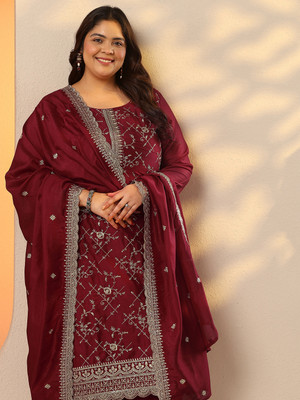 EXTRA LOVE BY LIBAS Women Kurta Pant Dupatta Set