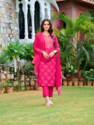 berrylicious Women Kurta Pant Dupatta Set