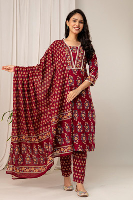 Fateh Enterprises Women Kurta Pant Dupatta Set