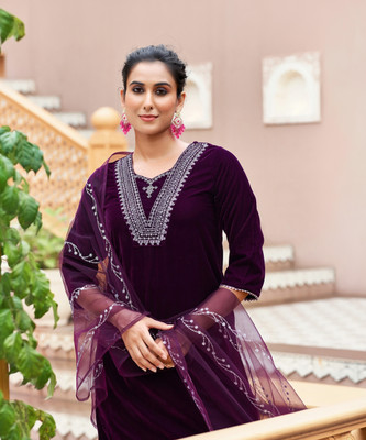 Skylee Women Kurta Pant Dupatta Set