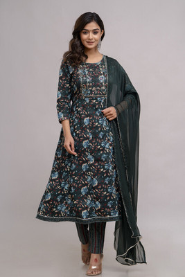 ANNU PARIDHAN Women Kurta Pant Dupatta Set