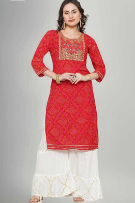 ks creation Women Kurta Palazzo Set
