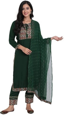 Koteshwar Women Kurta Pant Dupatta Set