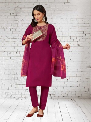 BHUMIKA CREATION Women Kurta Churidar Dupatta Set