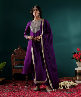 Varanga Women Kurta Pant Dupatta Set