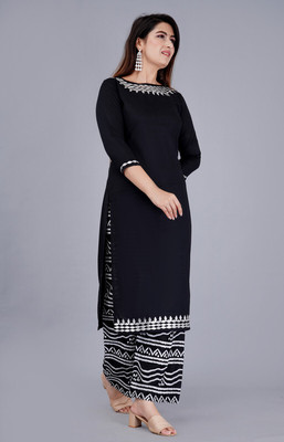 RF CLOTHES Women Kurta Palazzo Set