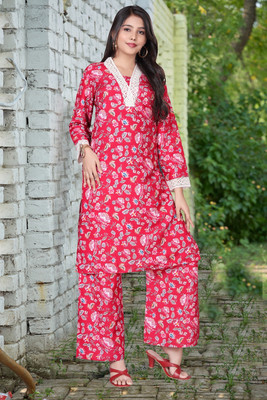 SPK FAB Women Kurti Palazzo Set