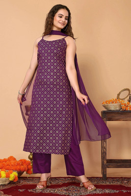 AVANSHEE Women Kurta Pant Dupatta Set