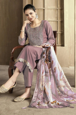 VidRiva CREATION Women Kurti Pant Dupatta Set
