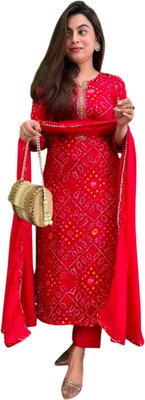 DIA TRENDS Women Kurti Pant Dupatta Set
