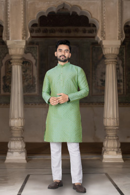 DHASU TRENDZ Men Kurta Pyjama Set