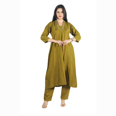 LORFASHION Women Kurta Pyjama Set