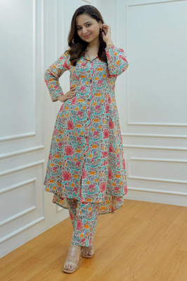 RUBIZA Women Kurta Palazzo Set