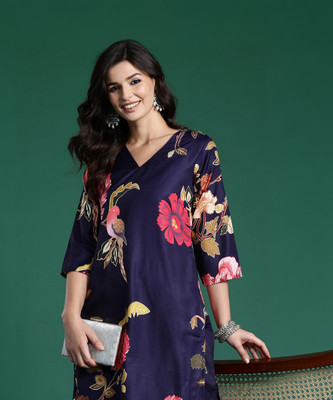 Indo Era Women Kurta Pant Set