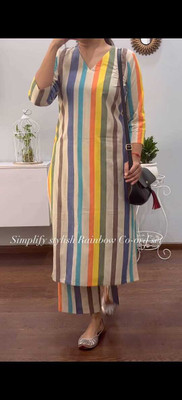 Shree Ganeshay Creations Women Kurta Palazzo Set