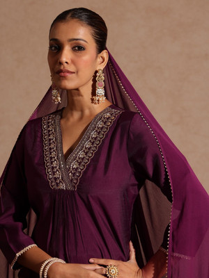 Janasya Women Kurti Pant Dupatta Set