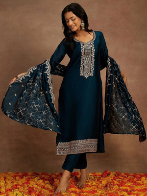 NARI DREAM Women Kurta Pant Dupatta Set