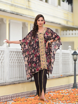 aaraas Women Kaftan Pant Set