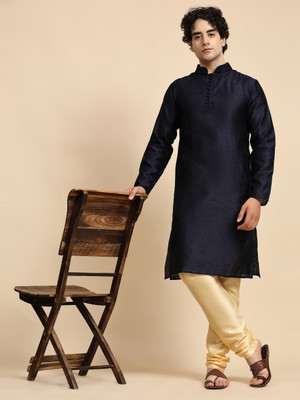 SKAVIJ Men Kurta Pyjama Set