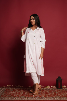 samak by marziamehdi Women Kurta Pant Set