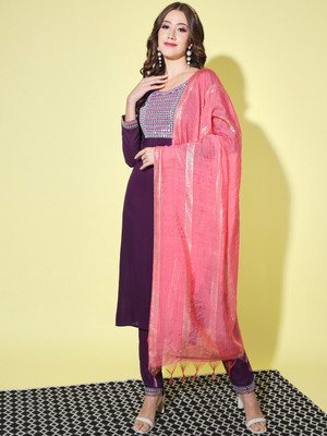 Tibra Attire Women Kurta Pant Dupatta Set