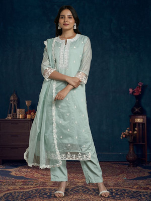 SHREESHA ENTERPRISE Women Kurta Pant Dupatta Set