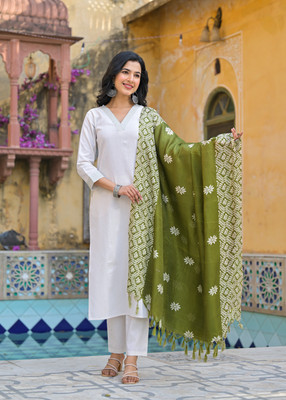 THE HOPE Women Kurta Pant Dupatta Set