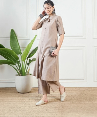 Angvarnika Women Kurta Palazzo Set