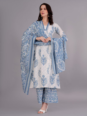 Highlight fashion export Women Kurta Palazzo Dupatta Set