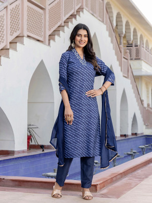NAVLIK Women Kurta Pant Dupatta Set
