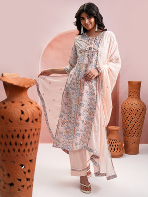 Vishudh Women Kurta Pant Dupatta Set