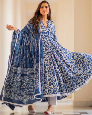 sarswa fab Women Kurta Pant Dupatta Set