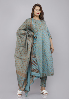 M I TEXTILE Women Kurta Pant Dupatta Set