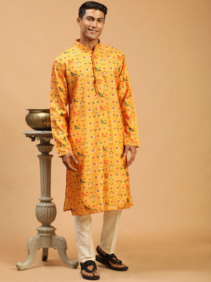 VASTRAMAY Men Kurta Pyjama Set