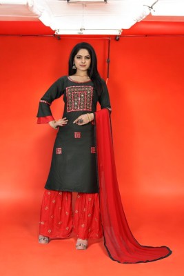 AADHYA FASHION Women Kurta Sharara Set