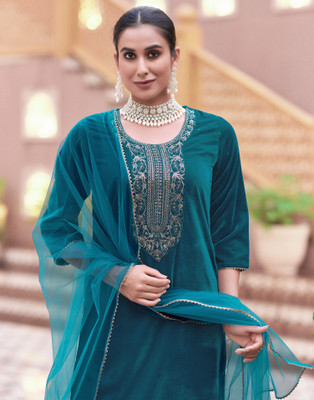 Divastri Women Kurta Pant Dupatta Set