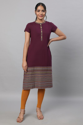 DEVDHAM Women Kurta Churidar Set