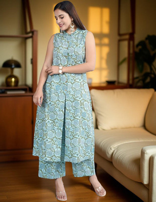 Jeny Trends Women Kurta Palazzo Set