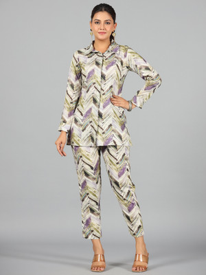 Juniper Women Ethnic Top Pant Set