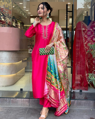 Anni Designer Women Kurti Pant Dupatta Set