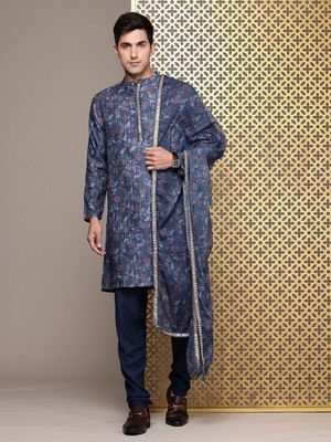 House of Pataudi Men Kurta Dhoti Set