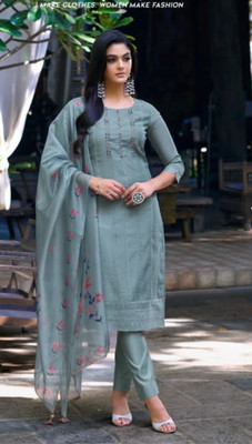 mega fashion studio Women Kurti Pant Dupatta Set