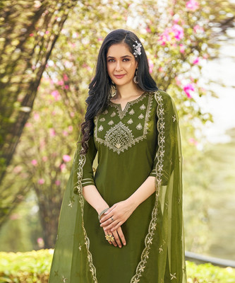 Skylee Women Kurta Pant Dupatta Set