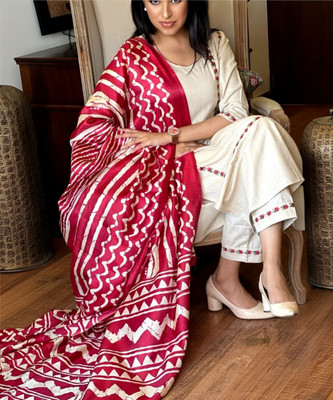 Shree Ramkrishna Fab Women Kurti Pant Dupatta Set